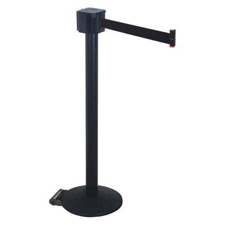 VISIONTRON PM412-30BA-BK BARRIER POST WITH BELT BLACK BELT