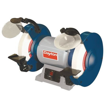 DAYTON 49H004 BENCH GRINDER 1/3 HP 120V 5/8 ARBOR