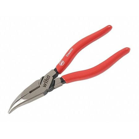 WIHA TOOLS 32625 SOFT GRIP BENT LONG NOSE PLIERS 8