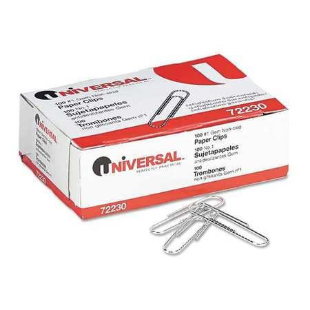 UNIVERSAL ONE UNV72230 PAPER CLIP WIRE NONSKID PK1000