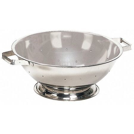 CRESTWARE COL08 COLANDER 8 QT. 5-1/2 IN H STEEL