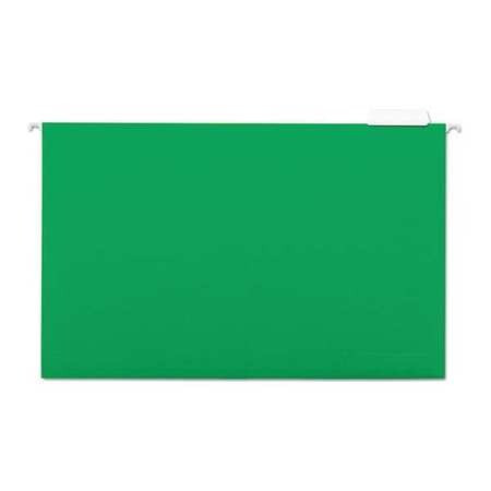 UNIVERSAL ONE UNV14217 HANGING FILE FOLDERS BRIGHT GREEN PK25