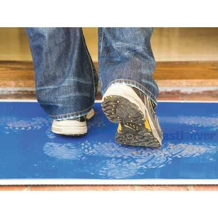 PLASTICOVER PCS240036-2B FLOORPROTECTIONMATS,3FT,7LB,BLUE,PK2