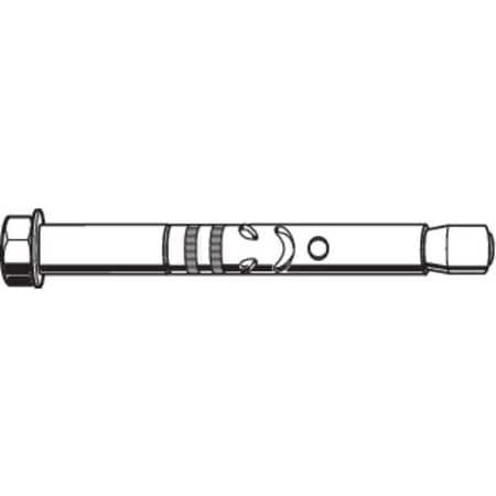 GRAINGER GLOBAL SOURCING U09100.075.0425 SLEEVE ANCHOR HEX CST 3/4IN 4-1/4IN PK2