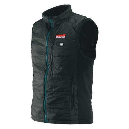 MAKITA DCV200ZXL HEATED VEST,XL,MEN'S,BLACK