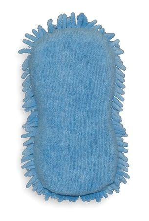 TOUGH 2ZPE4 MICROFIBER AND CHENILLE SPONGE BLUE