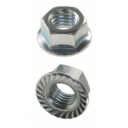 GRAINGER GLOBAL SOURCING U11610.043.0001 LOCK NUT 7/16-14 GR A LOW ZP PK50