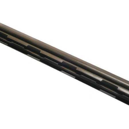 NATIONAL GUARD 344NF-48 PVC DOOR SHOE WITH NOTCHED FINS 48 IN L
