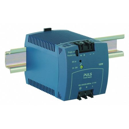 PULS ML100.100 DC POWER SUPPLY PLASTIC 24 TO 28VDC 100W