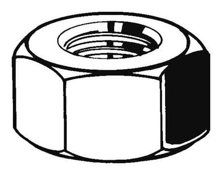 GRAINGER GLOBAL SOURCING B01100.075.0001 HEX NUT 3/4-10 GR 5 STEEL PLAIN PK180