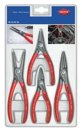 KNIPEX 00 20 03 SB PLIER SETS; SET TYPE: RETAINING RING PLI