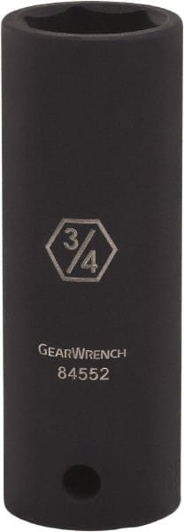 GEARWRENCH 84547N 1/2" DRIVE 6 POINT 7/16"DEEP IMPACT SOCK