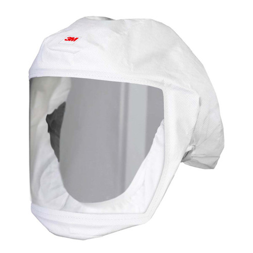 3M S-133L-5 HEAD COVER,WHITE,VERSAFLO SERIES,PK5