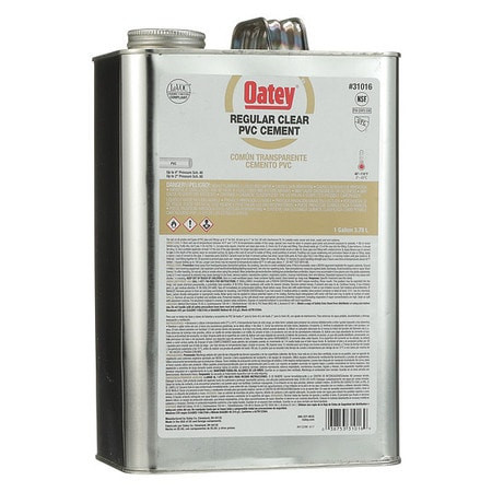 OATEY 31016 OATEY 31016 PVC REGULAR CLEAR CEMENT 1 G