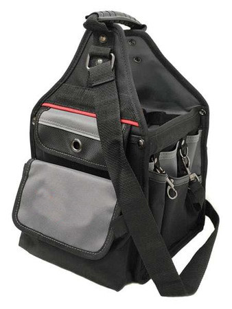 WESTWARD 32PJ32 TOOL TOTE 12 POCKETS 8-1/2 X8-1/2 X16