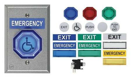 SAFETY TECHNOLOGY INTERNATIONAL UB-2 UNIVERSAL BUTTON MOMENTARY 2 IN.