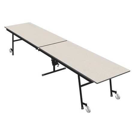 PALMER 23M15293012 MOBILE SHAPED TABLE GRAY GLACE 10 SEATS