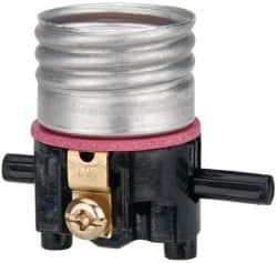 LEVITON 7080-M 250 VAC, 660 WATT, MEDIUM BASE, PUSH THR