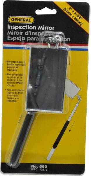 GENERAL 560 INSPECTION MIRROR,9-5/8 IN. L