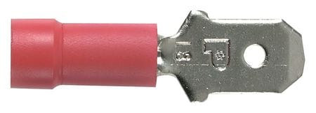 PANDUIT CORPORATION DV18-250MB-CY MALE DISCONNECT,VINYL,0.98 IN.,PK100