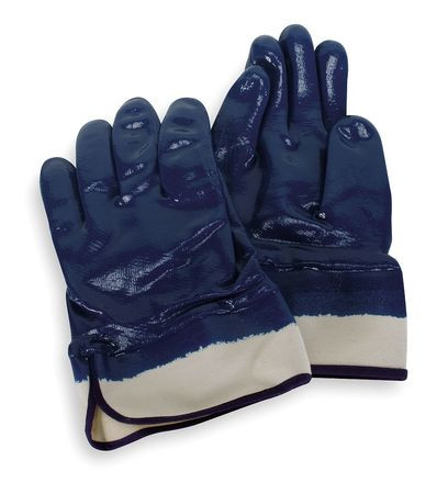 CONDOR USA INC 20GY67 COATED GLOVES L BLUE/NATURAL PR