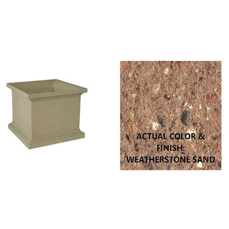 WAUSAU TILE SL440W22 PLANTER SQUARE 28IN.LX28IN.WX30IN.H