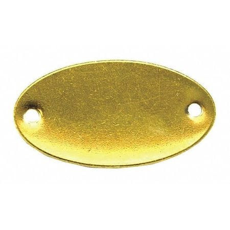 C.H. HANSON 41772 BLANK TAG 2 - 1/16 IN.W GOLD BRASS PK100