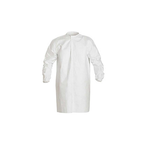 DUPONT IC270BWHLG00300C D7996 DISP. CLEANROOM COAT L TYVEK(R) WH