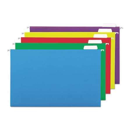 UNIVERSAL ONE UNV14221 HANGING FILE FOLDERS ASSORTED PK25
