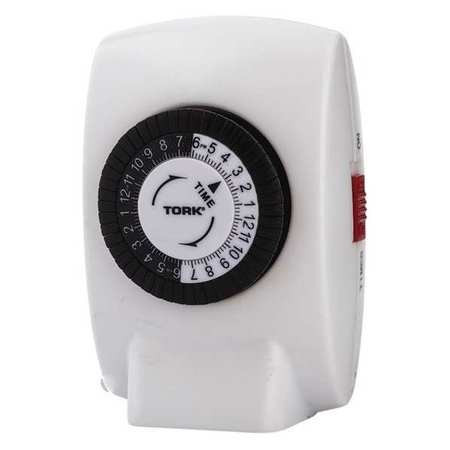 TORK 402B PLUG IN TIMER WHT INDOOR 125V DGTL 500W
