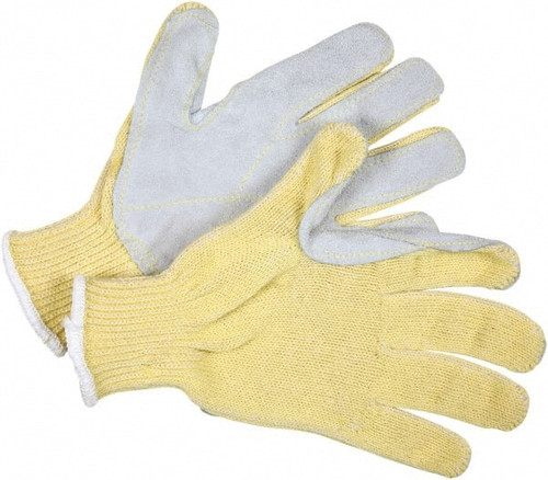 MCR SAFETY 9380S CUT RESISTANT GLOVES, KEVLAR, SMALL, YEL