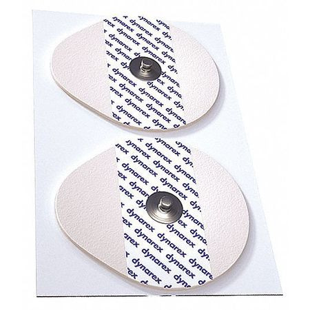 DYNAREX 7103 SNAP ELECTRODES ADULT WHITE FOAM PK600