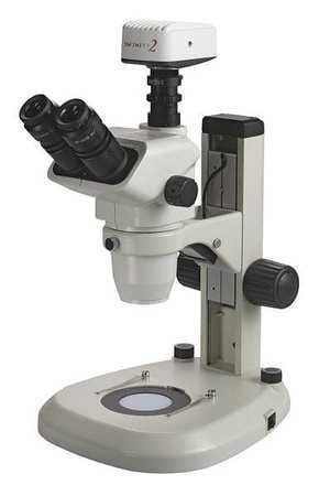 ACCU-SCOPE 3076-LED MICROSCOPE,9-13/32IN.HX12-1/2IN.L,17LB.