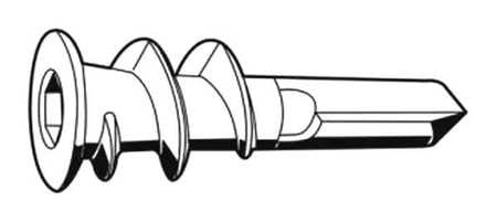 GRAINGER GLOBAL SOURCING U30533.016.0125 DRYWALL ANCHOR SELF-D #8 1-11/16IN PK100