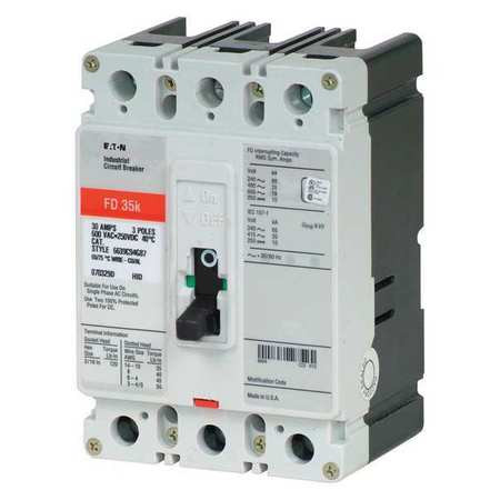 EATON FD3175 CIRCUIT BREAKER,175A,3P,600VAC,FD