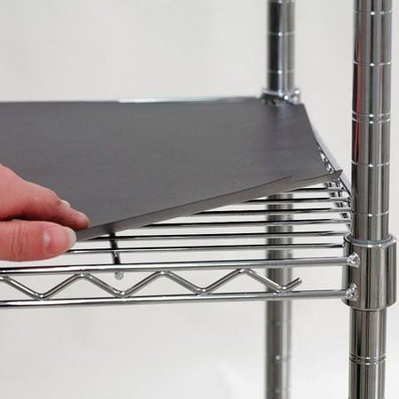 GRAINGER GLOBAL SOURCING 5GRK5 SHELF LINER 72 X 36 IN. BLACK PK4