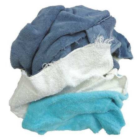 PROCLEAN BASICS Z99400 COLORED TERRY CLOTH REMNANTS,3 LB. BAG