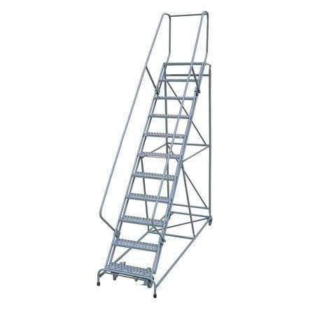 COTTERMAN 1711R2632A6E24B4W5C1P6 ROLLING LADDER 140 IN H 50 DEG. 450 LB.