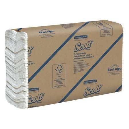 SCOTT 01510 SCOTT C-FOLD TOWELS WHITE 10.125"X13.15 