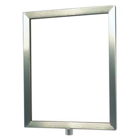 LAWRENCE METAL FRAME-NOSC-1S-1114HD-V ACRYLIC SIGN SATIN CHROME 14 IN L