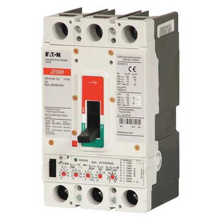 EATON JD3200 CIRCUIT BREAKER,200A,3P,600VAC,JD
