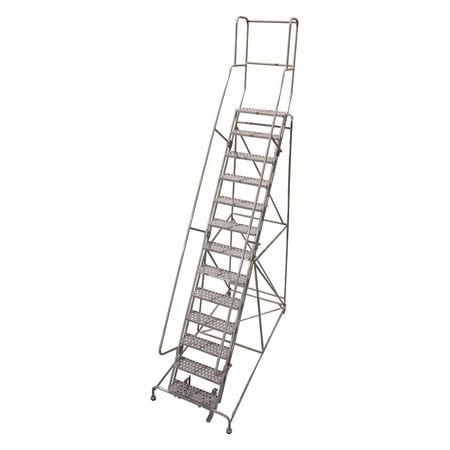 COTTERMAN 1513R2642A2E30B4W4C1P3 ROLLING LADDER 172 IN.H X 42 IN.W RUBBER