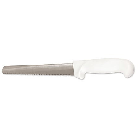CRESTWARE KN22 BREAD KNIFE STRAIGHT 10 IN L WHITE