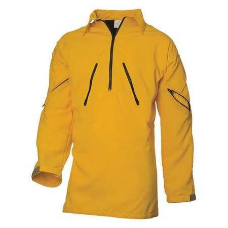 COAXSHER FC105-XL WILDLAND FIRE SHIRT XL YELLOW ZIPPER