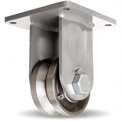 HAMILTON R-MD-63FVT RIGID CASTER,MD 6X3 FS V-GROOVED