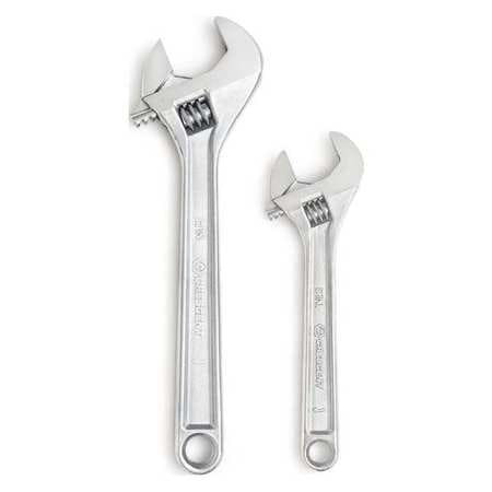 CRESCENT AC2812VS ADJUSTABLE WRENCH 2PC. 12IN. CHROME SET