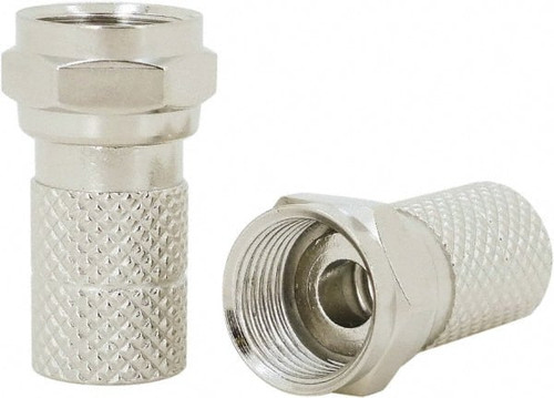 IDEAL 85-037 STRAIGHT, F TYPE CRIMP COAXIAL CONNECTOR