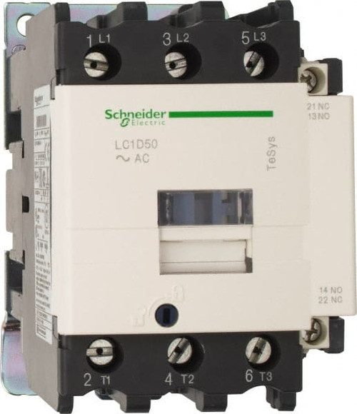 SCHNEIDER ELECTRIC LC1D50U7 IEC MAGNETIC CONTACTOR 240V COIL 50A