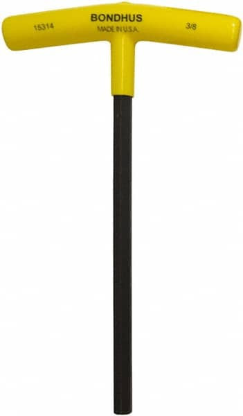 BONDHUS 15314 3/8" HEX, T-HANDLE CUSHION GRIP, HEX KEY
