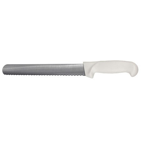 CRESTWARE KN53 SLICER KNIFE SERRATED 12 IN L WHITE